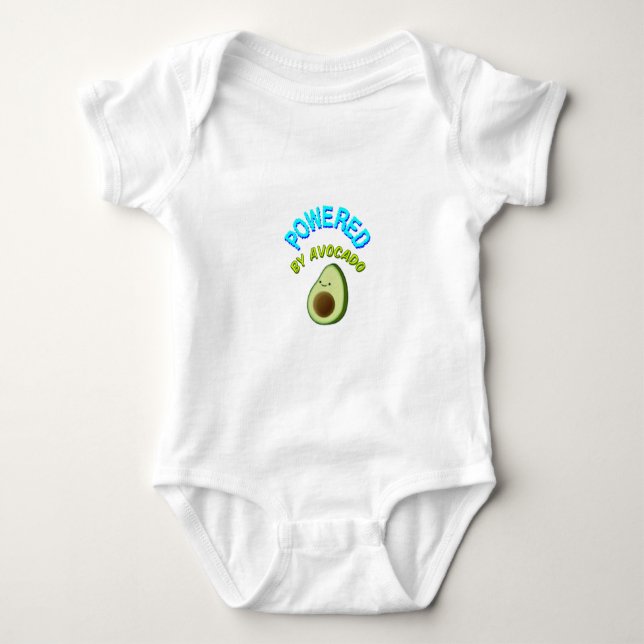 Body Para Bebé Con el poder de Aguacate (Anverso)