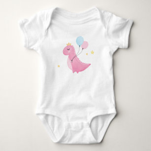 Body para bebé con motivos infantiles rosa