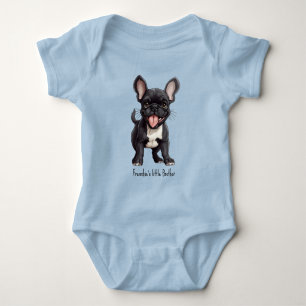 Body Para Bebé Con texto personalizado, cachorro Frenchie