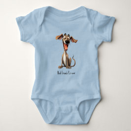 Body Para Bebé Con texto personalizado, 🐶loco 🤪 whippet