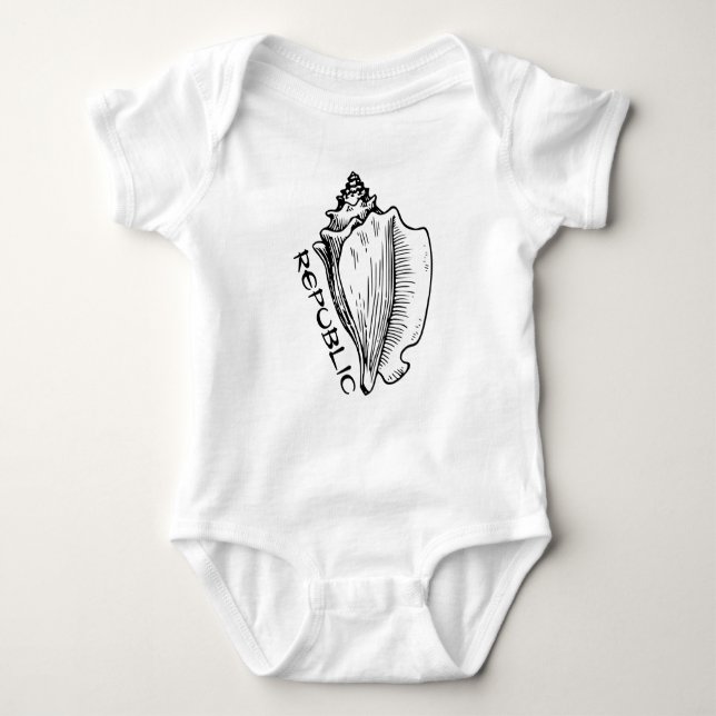 Body Para Bebé Conch Republic Baby Bodysuit (Anverso)