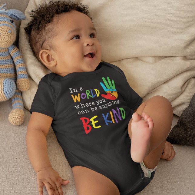 Body Para Bebé Conciencia del autismo donde puedes ser cualquier  (Subido por el creador)