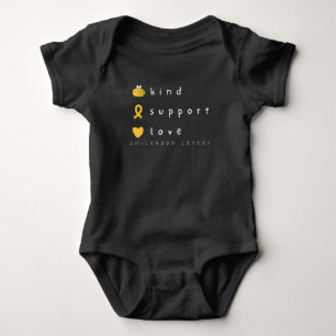 Body Para Bebé conciencia del cáncer infantil lindo Baby One Piec