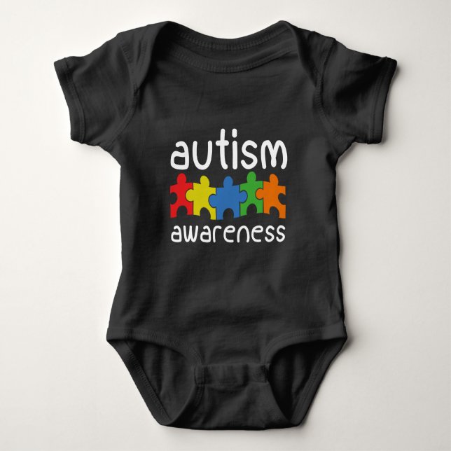 Body Para Bebé Conciencia sobre el autismo (Anverso)