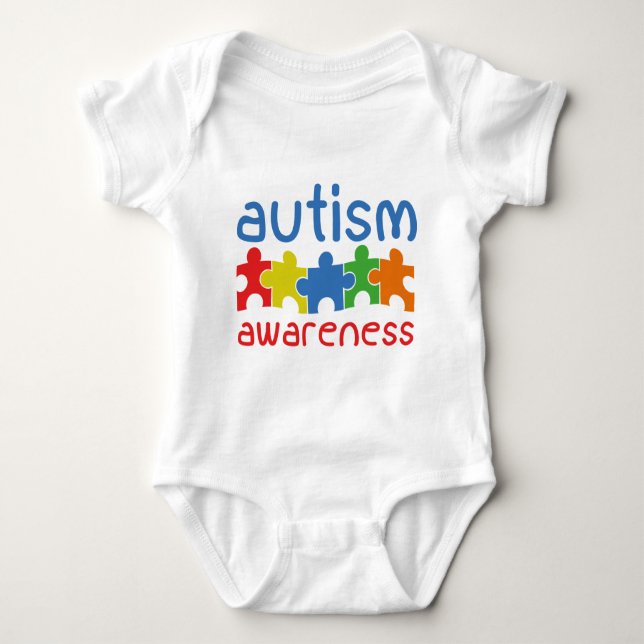 Body Para Bebé Conciencia sobre el autismo (Anverso)