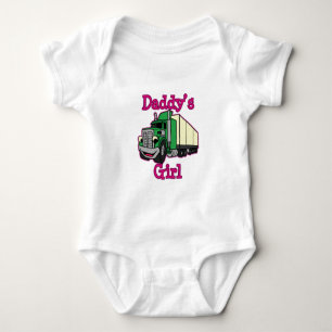 Body Para Bebé Conductor de camiones de Chica de papá