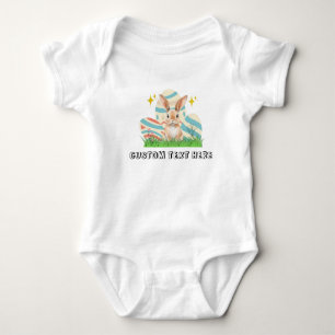 Body Para Bebé Conejito con texto personalizado