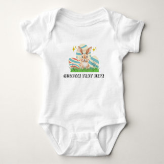 Body Para Bebé Conejito con texto personalizado
