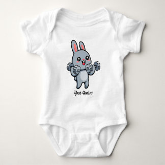 Body Para Bebé Conejito de Fitness Adorable Entrenamiento para Ni