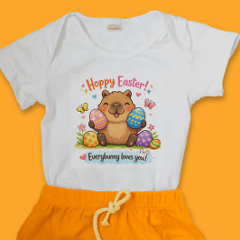 Body Para Bebé Conejito de Pascua adorable huevos carpincho