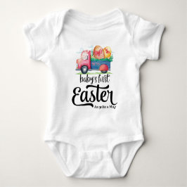 Body Para Bebé Conejito de Pascua Baby's First Easter - Camión