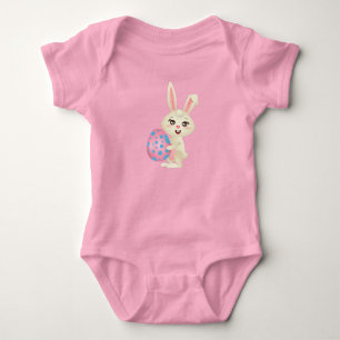 Body Para Bebé Conejito de Pascua con Huevo