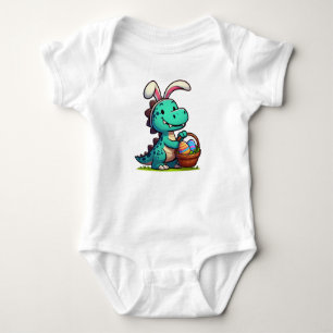 Body Para Bebé Conejito de Pascua dinosaurio lindo