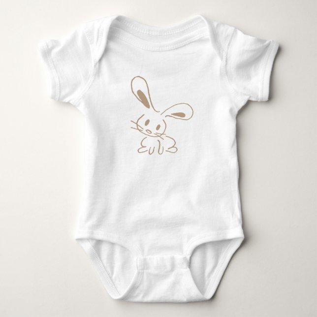 Body Para Bebé Conejito lindo (Anverso)