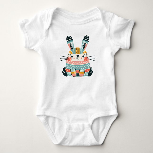 Body Para Bebé Conejito Lindo Conejo (Anverso)