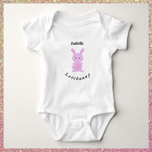 Body Para Bebé Conejito rosado
