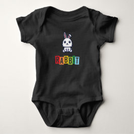 Body Para Bebé Conejo blk