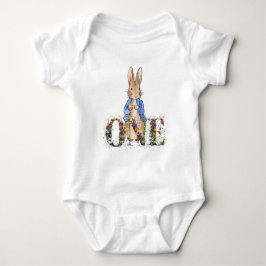 Body Para Bebé Conejo clásico con chaqueta azul para Primer Cumpl