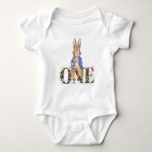 Body Para Bebé Conejo clásico con chaqueta azul para Primer Cumpl