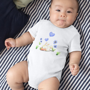 Body Para Bebé Conejo con Personalizado de zanahoria