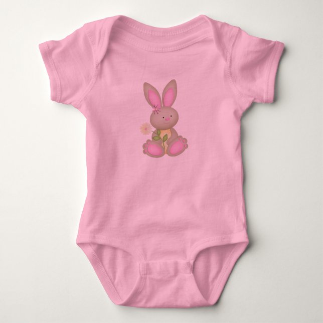 Body Para Bebé Conejo de Pascua (Anverso)