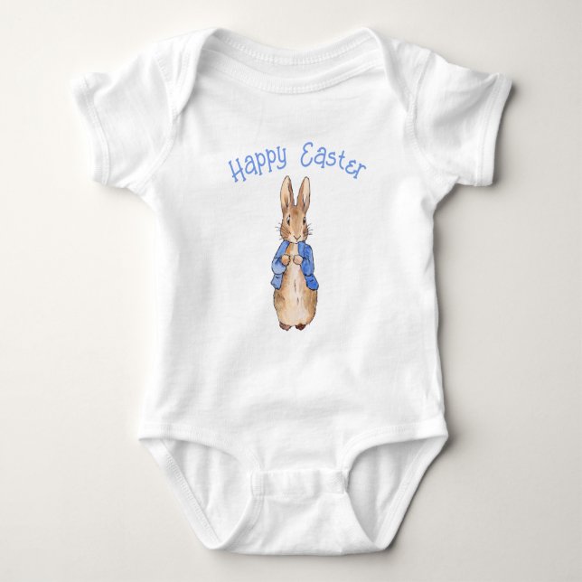 Body Para Bebé conejo de Pascua (Anverso)
