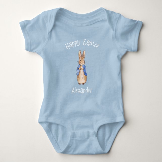 Body Para Bebé conejo de Pascua (Anverso)