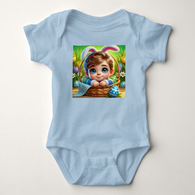 Body Para Bebé CONEJO DE Pascua NIÑO Bebé Orejas de Conejo ~  (Anverso)