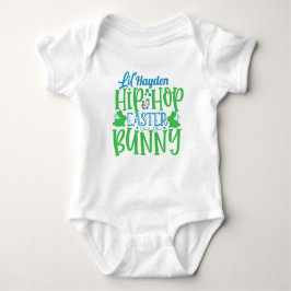Body Para Bebé Conejo de Pascua personalizado AÑADIR NOMBRE Lil H