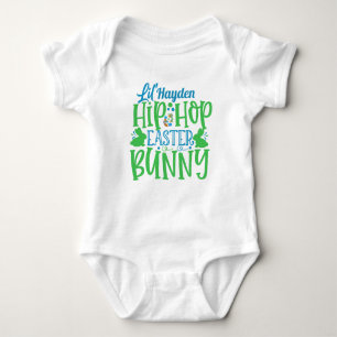 Body Para Bebé Conejo de Pascua personalizado AÑADIR NOMBRE Lil H