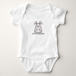 Body Para Bebé Conejo divertido y somnoliento personalizado