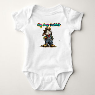 Body Para Bebé Conejo Hip Hop 