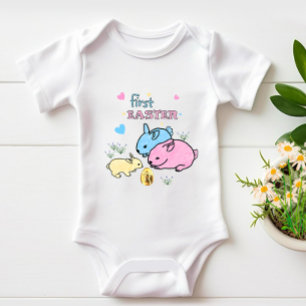 Body Para Bebé Conejos cortos