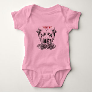 Body Para Bebé ¡confíe en mí! Regalo simple de pareja de San Vale