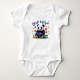 Body Para Bebé Conjunto Bloom & Giggle Bebé Panda Un Año