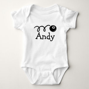 Body Para Bebé Conjunto de bebé personalizado con bola ocho de bi