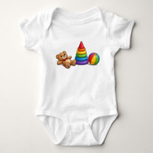 Body Para Bebé Conjunto de Juguetes Clásicos para Bebé