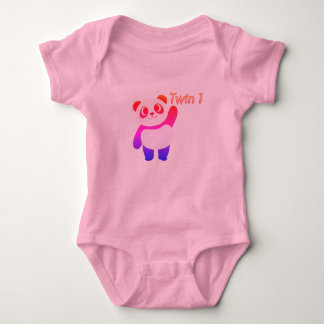 Body Para Bebé Conjunto de recién nacido para gemelos 1 y 2