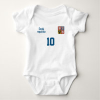 Conjunto personalizado de Chequia con nombre y núm
