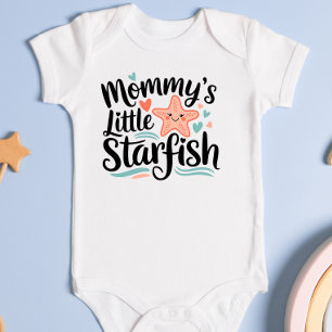 Body Para Bebé Conmovedora Pequeña Estrella de Mar de Mamá