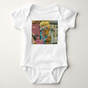 Body Para Bebé Cono de helado vintage