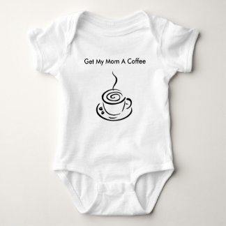 Body Para Bebé Consiga a mi mamá un café Onsie
