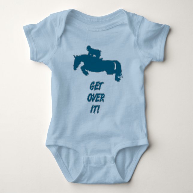 Body Para Bebé Consiga sobre él el caballo (Anverso)