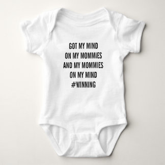 Body Para Bebé Consiguió mi mente en mis mamás