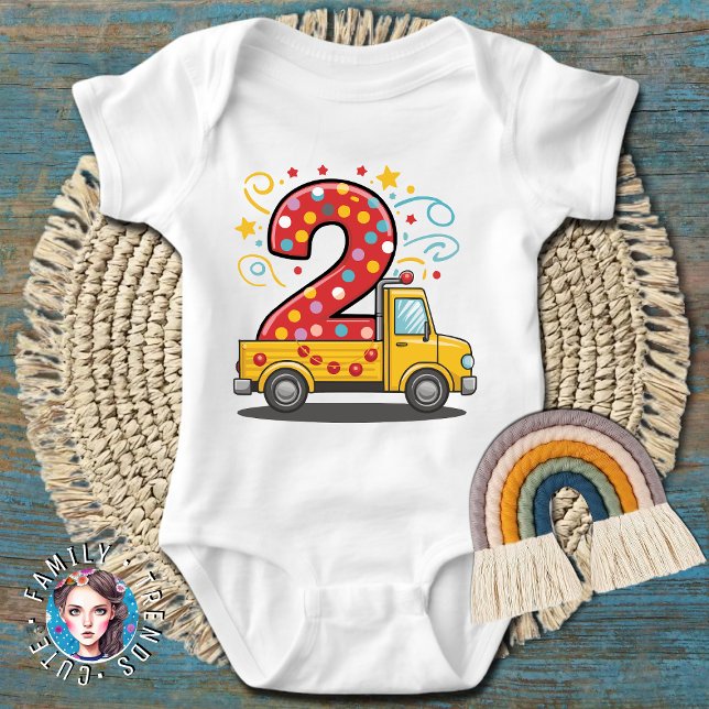 Body Para Bebé Construcción 2do Cumpleaños (Subido por el creador)