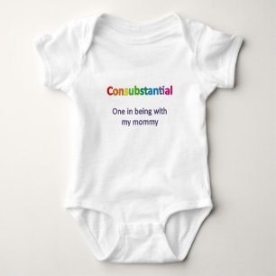 Body Para Bebé Consubstancial: Uno en estar con mi mamá