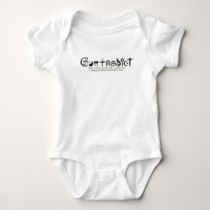 Body Para Bebé Contradiga la ropa del bebé