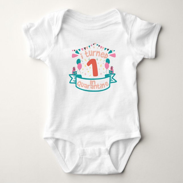 Body Para Bebé convertí en una idea de regalo de cumpleaños diver (Anverso)