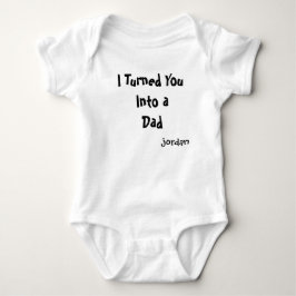 Body Para Bebé Convirtieron en un padre Bodysuit para bebé | Firs