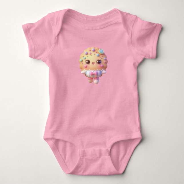 Body Para Bebé Cookie encantadora (Anverso)